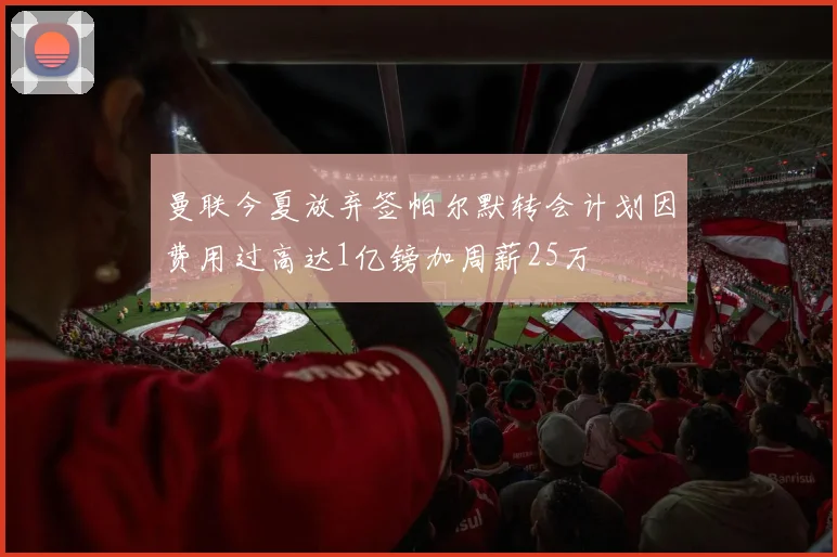 曼联今夏放弃签帕尔默转会计划因费用过高达1亿镑加周薪25万